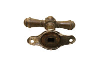 Antiker Jugendstil Fenstergriff aus Messing FG0497