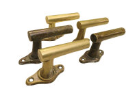 Antiker Bauhaus Fenstergriff aus Messing FG0568