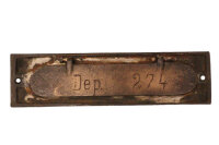 Antike Gründerzeit Briefklappe aus Eisen BK0290