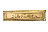 Antike Bauhaus Briefklappe aus Messing  BK0546
