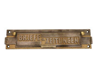 Antiker Gründerzeit Türgriff aus Messing GE0062
