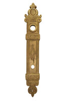 Antikes Jugendstil  Türschild aus Messing ES0018