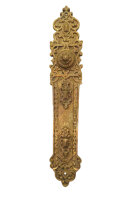 Antikes Gründerzeit  Türschild aus Messing ES0046