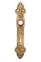 Antikes Jugendstil  Türschild aus Eisen ES0140
