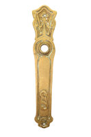 Antikes Jugendstil  Türschild aus Messing ES0259