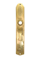Antikes Jugendstil  Türschild aus Messing ES0288