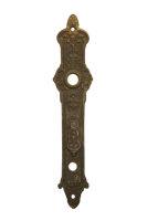Antikes Gründerzeit  Türschild aus Messing ES0308