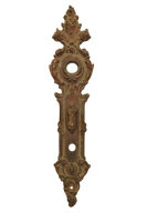 Antikes Gründerzeit  Türschild aus Messing ES0340