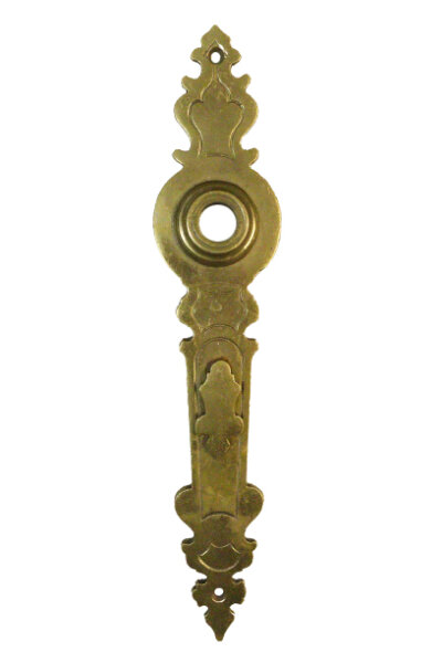 Antikes Biedermeier  Türschild aus Messing ES0444