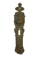 Antikes Gründerzeit  Türschild aus Messing ES0499