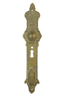 Antikes Gründerzeit  Türschild aus Messing ES0501