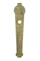Antikes Jugendstil Türschild aus Messing ES0565