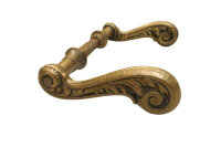 Antiker Jugendstil Türbeschlag aus Messing TB0881