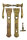 Antiker Jugendstil Türbeschlag aus Messing TB1112