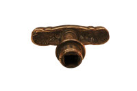 Antiker Gründerzeit Fenstergriff aus Messing FG0129